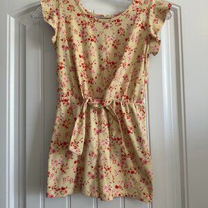 Paper Doll Little Girls Romper-7/8